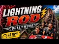 ⚡ INSANE ...Lightning Rod is the first Wooden launched coaster that LAUNCHES YOU TO   insane 73 MPH