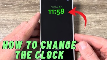How to Change SCREEN CLOCK on Samsung Galaxy S25 Ultra / S25+ / S25