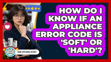 How Do I Know If An Appliance Error Code Is 