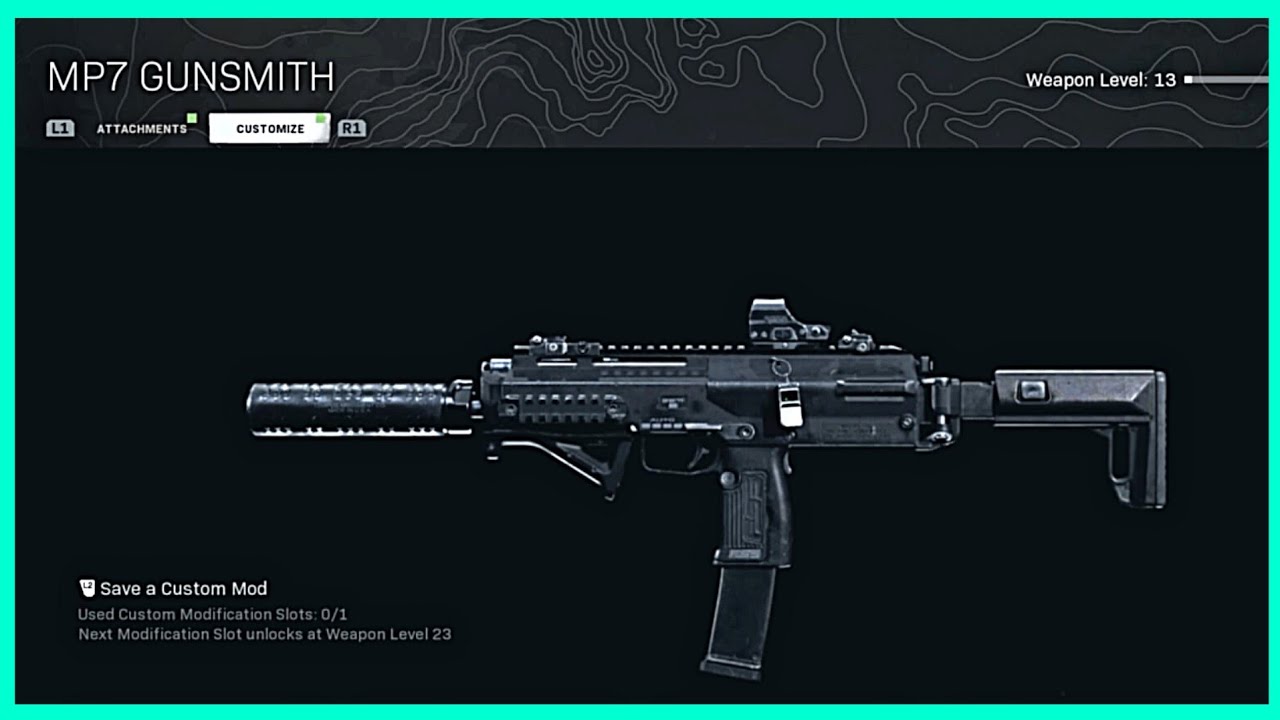 INSANE (NO RECOIL) MP7  WarZone Class SetUp - season 6