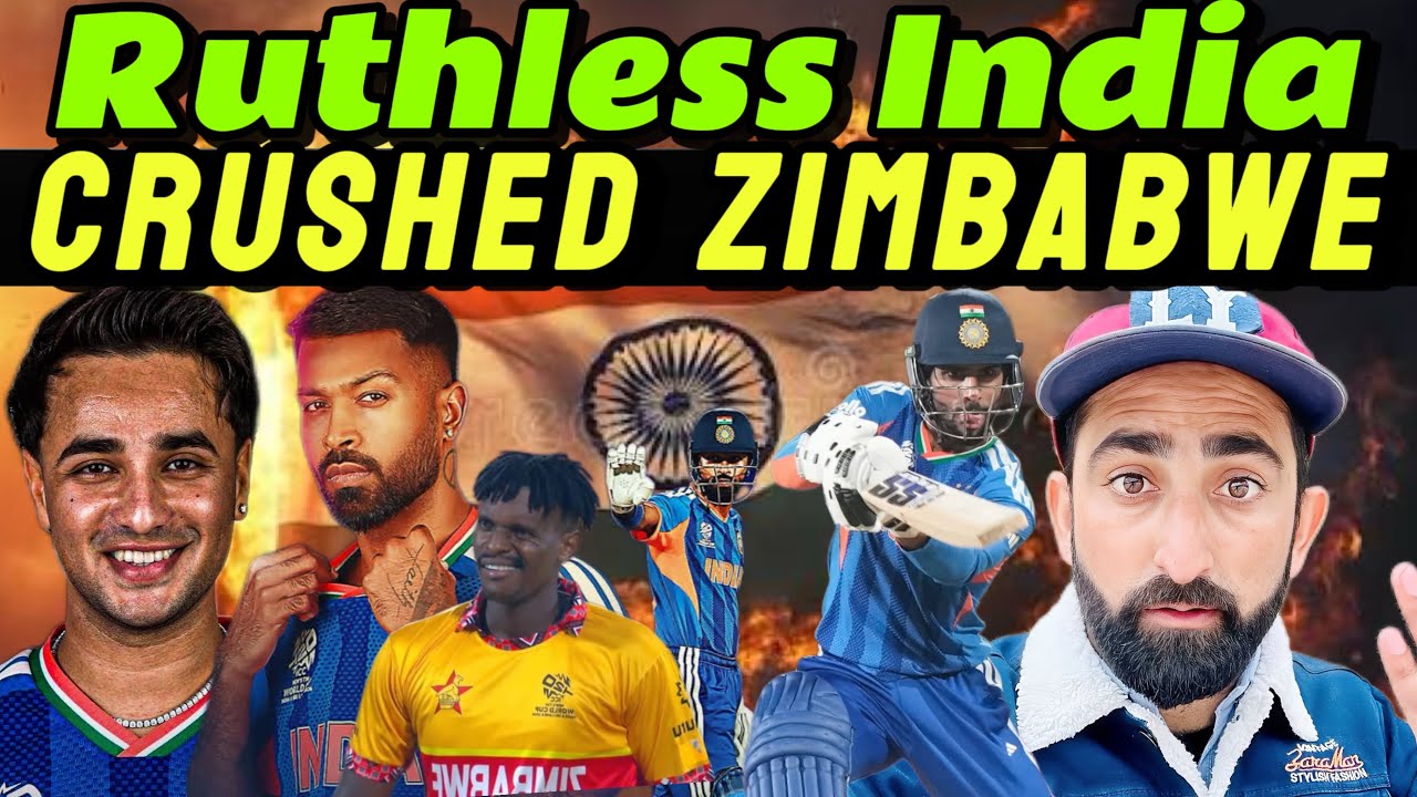 Ruthless India Crushed Zimbabwe | Abhishek Sharma | Hardik Pandya & Tilak Varma Rocked 