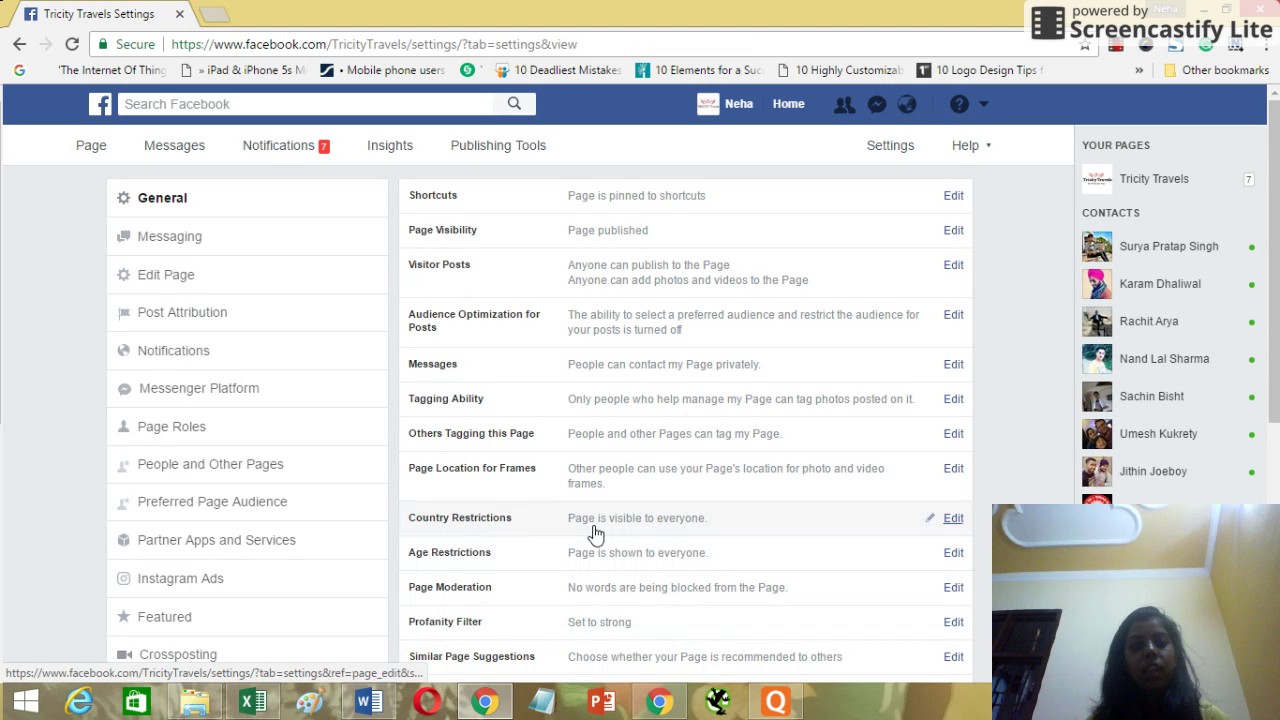 How to Add Country Restrictions and Age Restrictions for Facebook Page | 2017