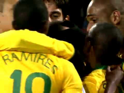 Brazil vs South Africa (1 - 0) GOAL DANIEL ALVES -...