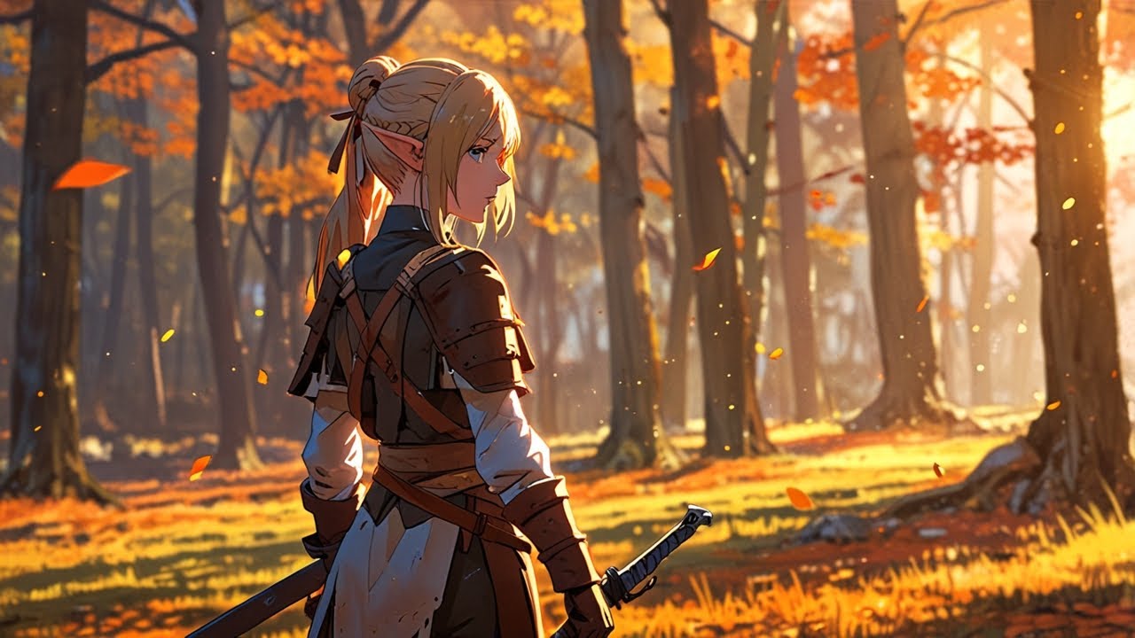Autumn Sentinel – Fantasy Elf Warrior | Epic Celtic Music for Focus & Adventure