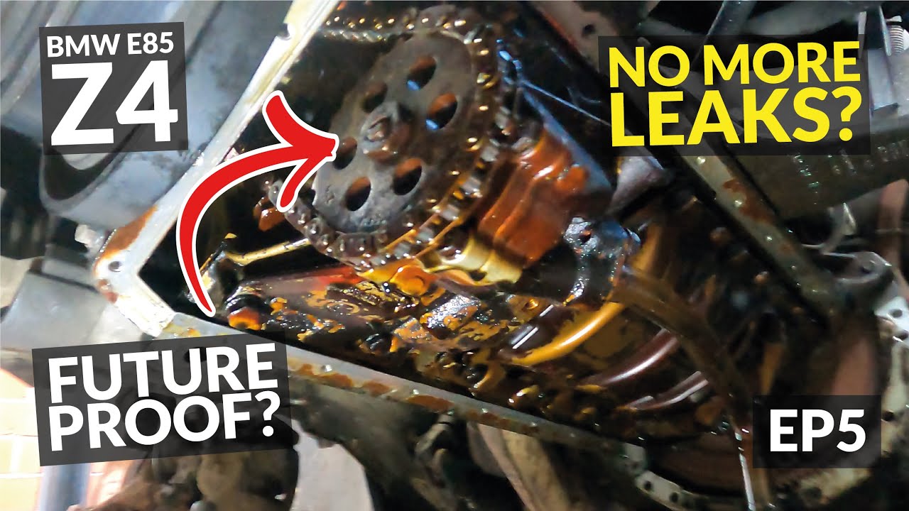 BMW Z4 OIL PUMP NUT UPGRADE & GASKET REPLACEMENT - YouTube
