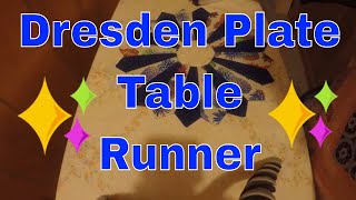 Dresden Plate Table Runner