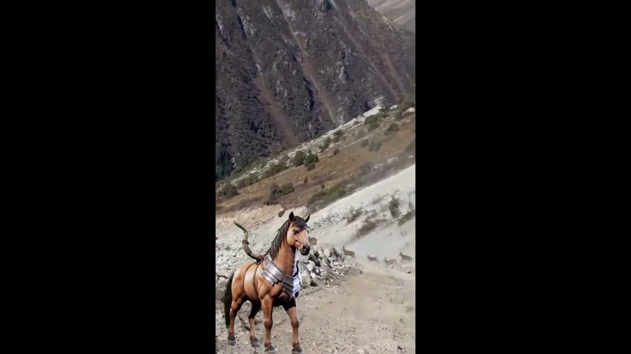 “Mari the Lone Horse: Roaming Free Among the Mountains”