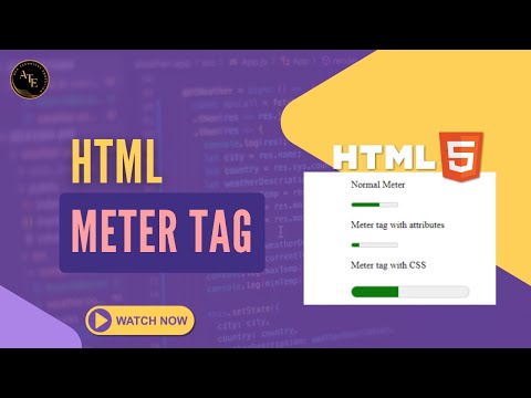 Meter Tag In HTML || What is Meter Tag & Progress Bar Tag