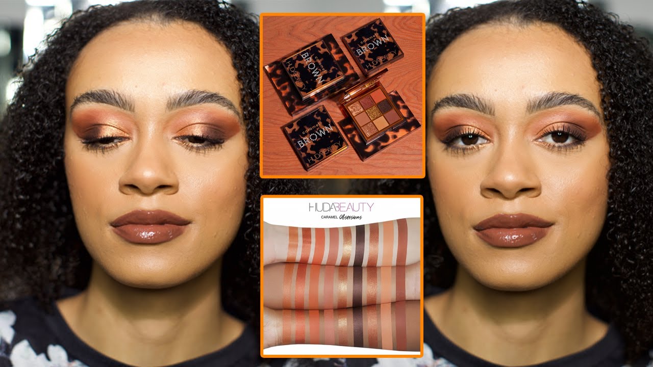 HUDA BEAUTY BROWN OBSESSIONS PALETTES! REVIEW, TUTORIAL & SWATCHES