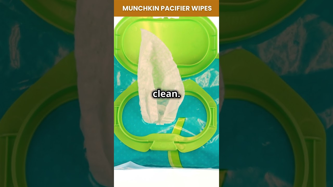 Keep Baby's Items Clean with Munchkin® Arm & Hammer Pacifier Wipes! 👶✨