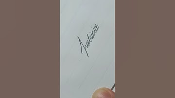 Patricia in copperplate #calligraphy #handwriting #name. #character