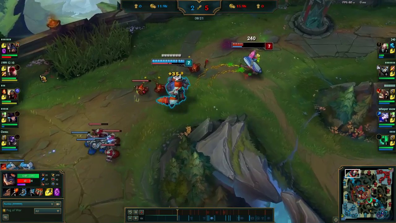 Afreeca Marin pick Rumble vs Diamond Singed | KDA 14/6/13 | PATCH 7.1 | SEASON 7