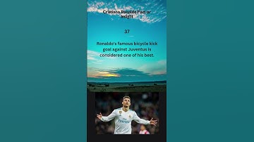 Cristiano Ronaldo Fact or Insight 37