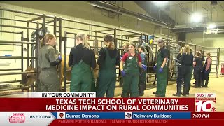 Texas Tech University School of Veterinary Medicine impacting rural and regional communities