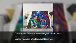 Trollhunters Throw Blanket Weighted warm for winter valentine gift ideas Soft Blankets screenshot 1
