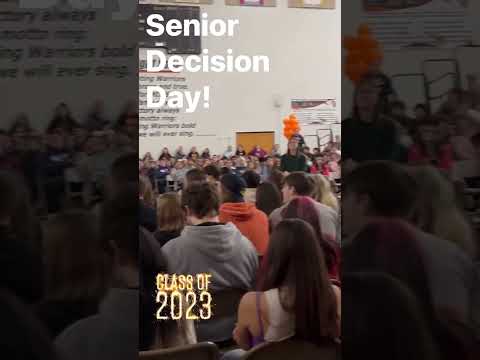 McHenry Community High School Senior Decision Day, May 2, 2023. #WarriorReady156
