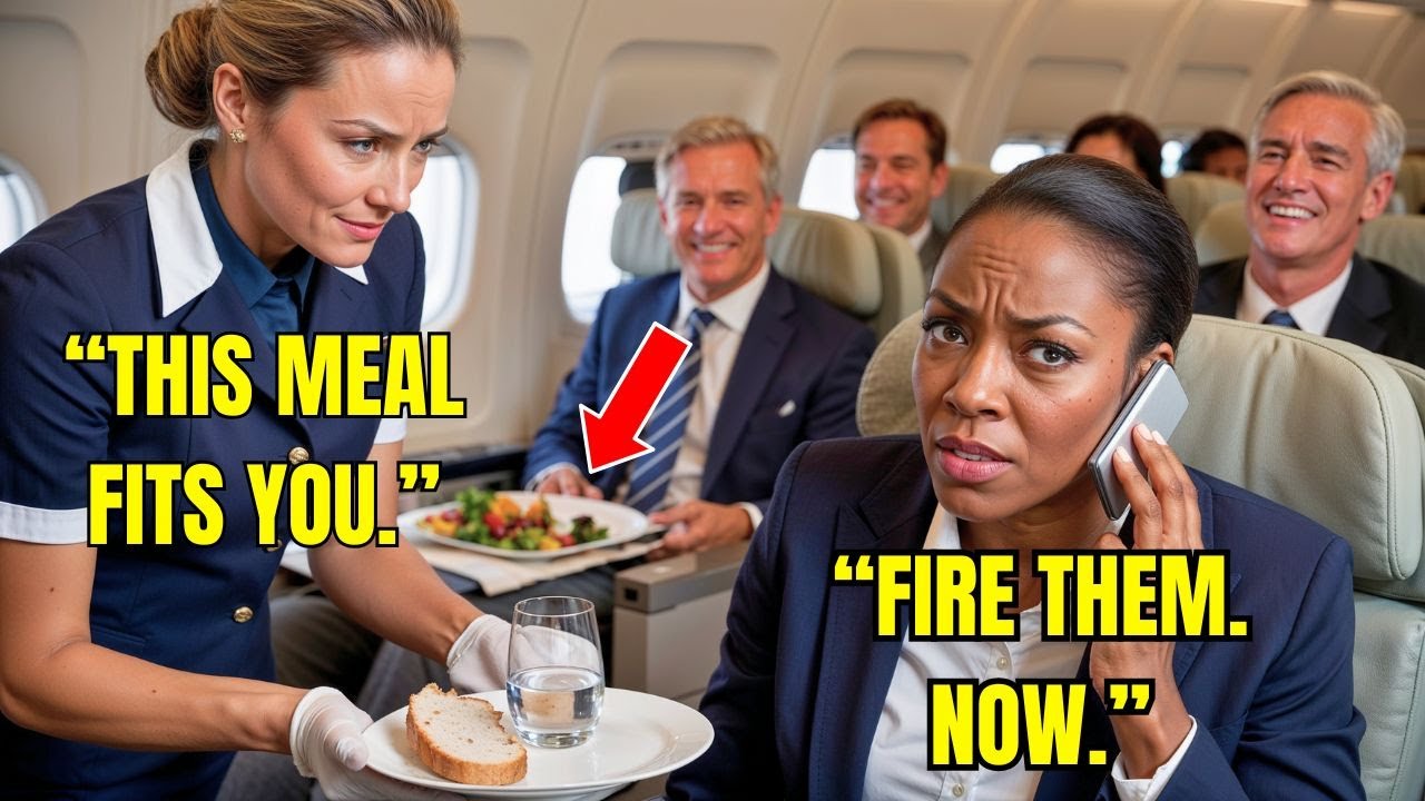 Black CEO Denied First-Class Meal — Then Fires Entire Flight Crew After Landing!