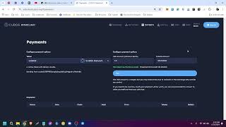 CUDOS Intercloud recently added payment methods