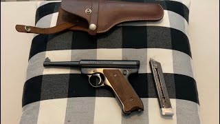 Ruger standard pistol. The original pistol that put Bill Ruger on the map. .22lr plinker / training