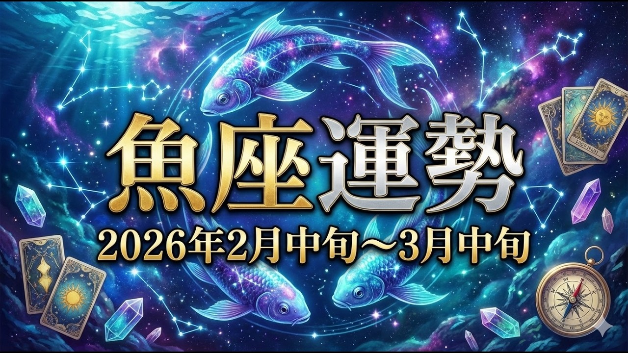 ２０２６年２月中旬から３月中旬までの魚座の運勢