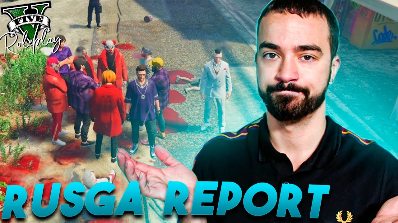 UMA RUSGA EM GANG QUE ACABOU EM REPORT | GTA V RP