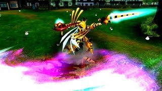 Digimon Masters Online - Fanbeemon - all evolutions and attacks