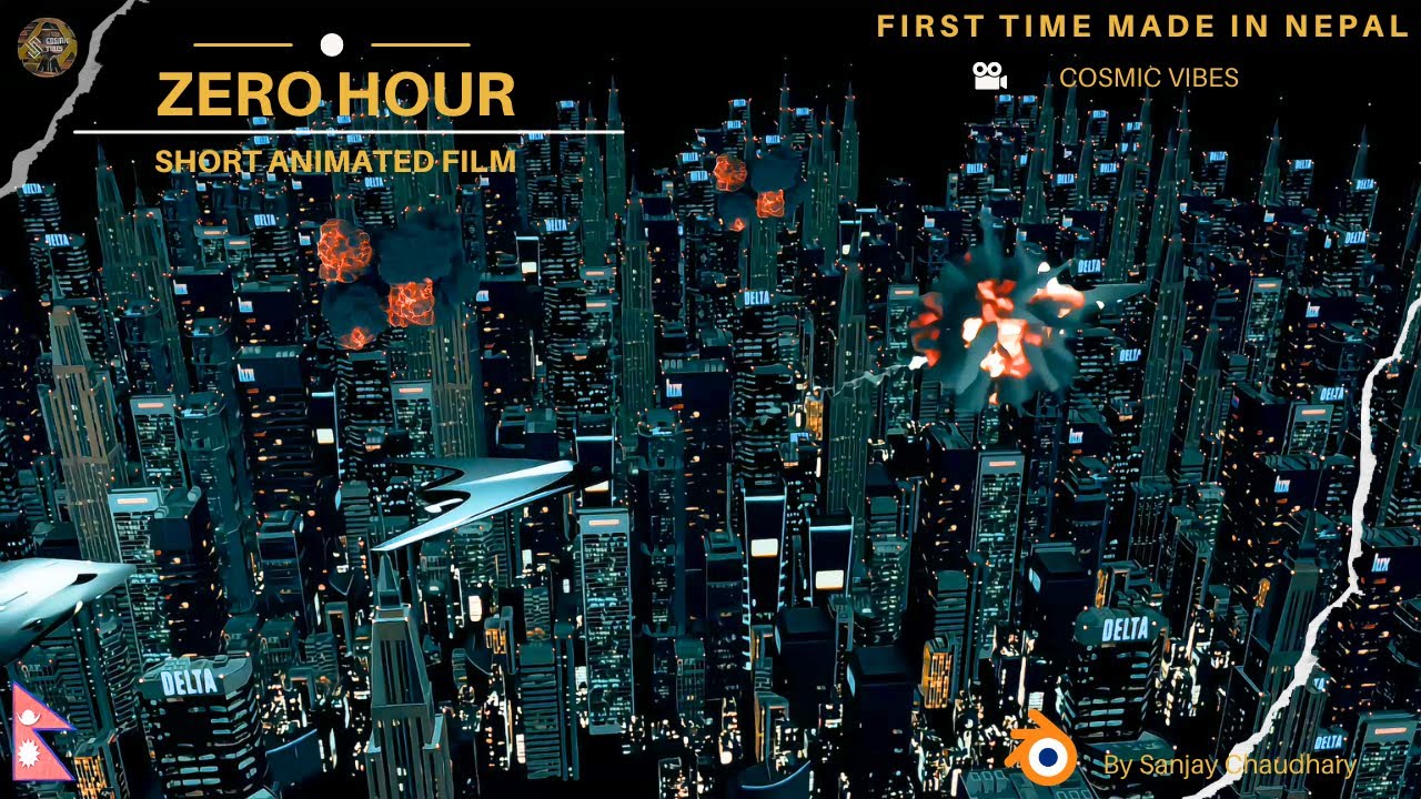 Zero Hour: Evolution Of Crime Animated Short Film  || Blender