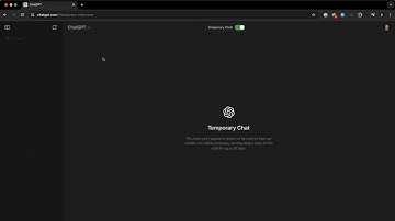ChatGPT Temporary chat always ON *chrome extension*