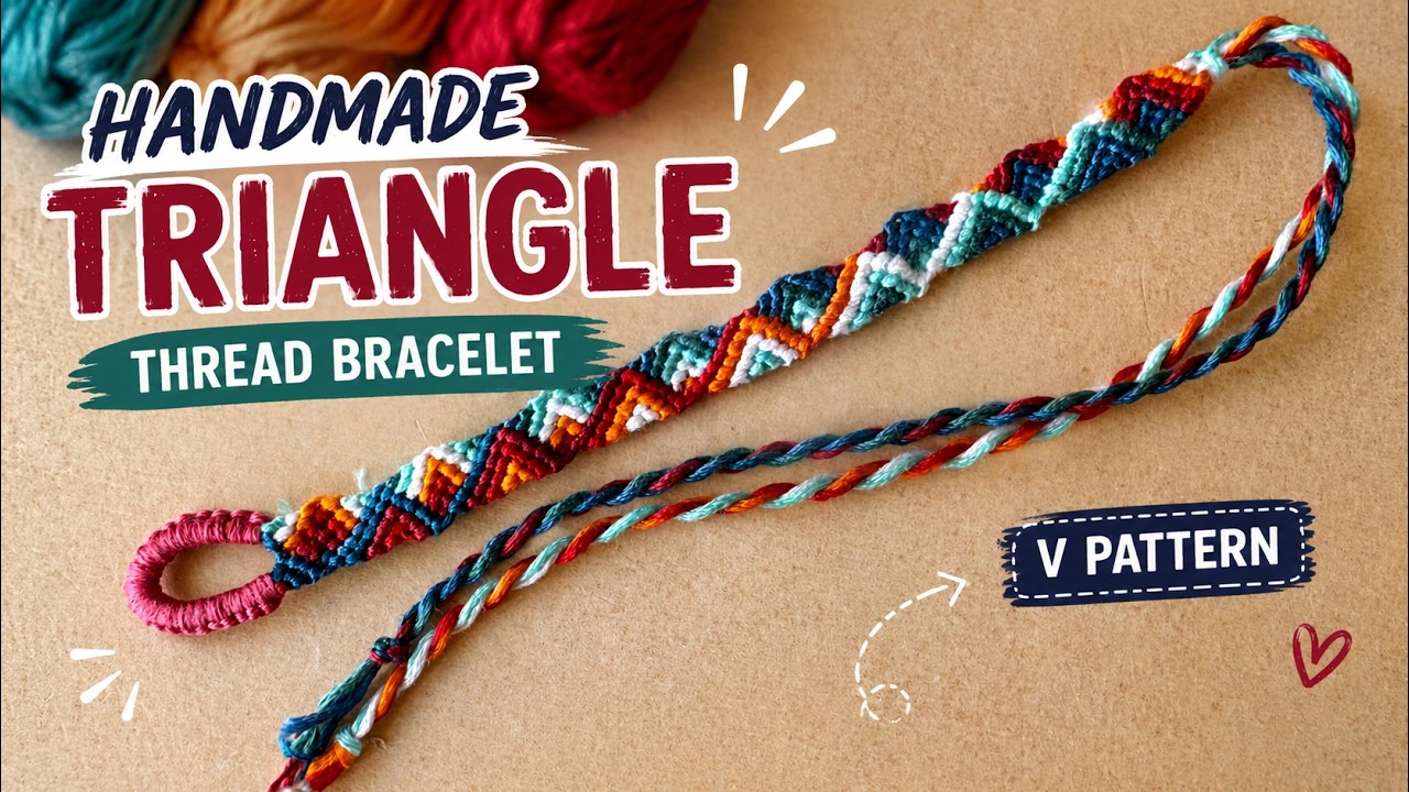 Easy Friendship Bracelet | Bracelet Pattern #195570, macrame bracelet, DIY bracelet, Zigzag Bracelet