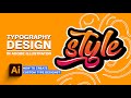 Typography in Adobe Illustrator: Creating Custom Type Designs