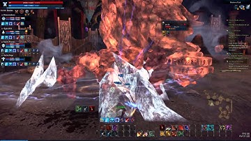 Tera online Warior gameplay Dungeon 25+ 1st Boss