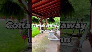 Escaping to the tranquility of the cottage🌳🏡 #CottageGetaway #airbnb #cottage #getaway #toronto