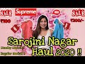 Sarojini Nagar Market Haul | Anishka Khantwaal | Denim jacket Rs. 50/- Top - Rs. 100/-