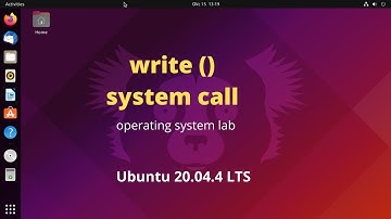 System call  write Program in Ubuntu and linux || Operating System Lab || CSE_NOTES