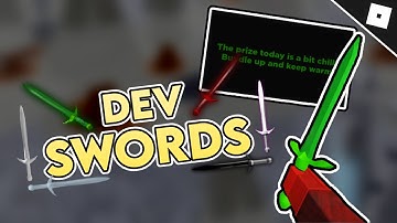 How to get the 7 DEV SWORDS in ARSENAL | Roblox