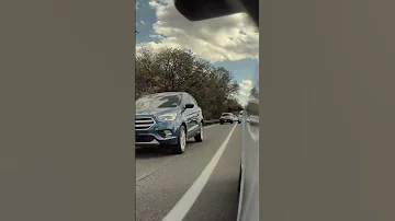 Hit & Run Black Mercedes allegedly hit white Mercedes that hit Tesla #mercedes #modely #teslacam