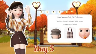 [ZEPETO] FOUR SEASONS CAFE QUEST QUIDE (AUTUMN SEASON) screenshot 4