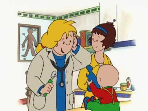 caillou visits the doctor