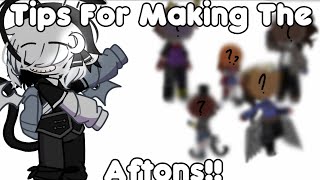 ||Tips To Make The Aftons||Gacha FNaF||Ib In Desc||
