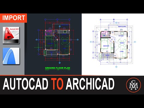 How to Import Autocad File into Archicad | HOW TO SCALE DRAWING IN ARCHICAD