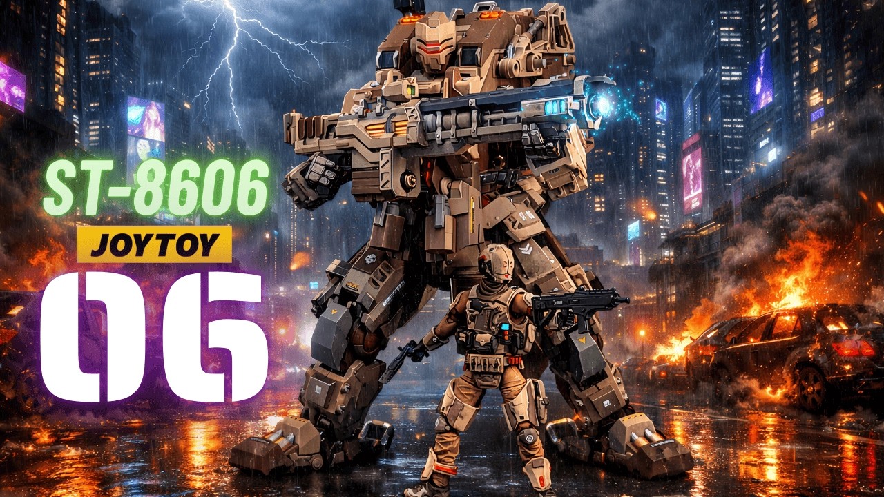 Unboxing NEW JOYTOY Mecha Apoc Series - Sky Striker - ST.8606 - Action figure 1/25