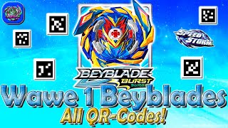 All 1 + 2 Waves QR-Codes | Все 1 + 2 Волны Qr-Коды - Beyblade Burst Surge