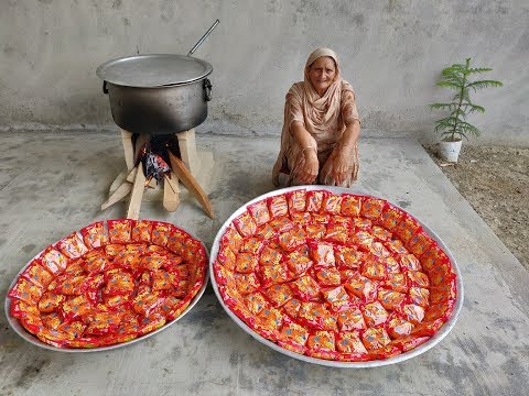 150-yippee-noodles-cooking-by-my-granny-|-noodles-recipe-|-veg-noodles-|-street-food-|-village-food