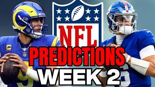 Full NFL Week 2 Predictions for EVERY GAME !! | NFL Week 2 Preview News