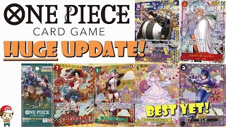 HUGE OP-08 Update! Best Special Rares Yet & Rayleigh Manga Rare!? (BIG One Piece TCG News)