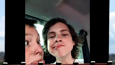 Ben Ashworth and Ricki Reynolds limo