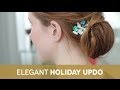 Elegant Holiday Updo | Holiday Beauty with InStyle