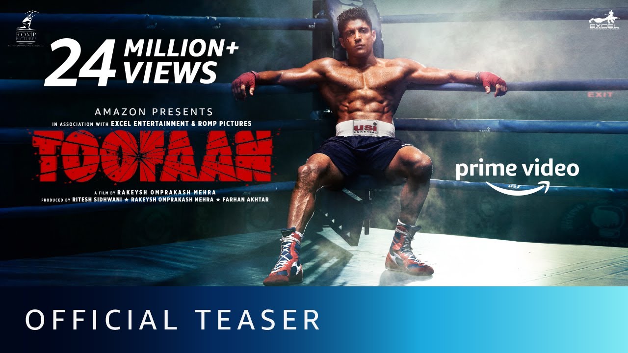 Toofaan   Official Teaser 2021  Farhan Akhtar Mrunal Thakur Paresh Rawal  Amazon Prime Video