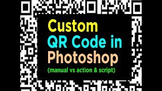 Custom QR Code in Photoshop (manual vs action+script) screenshot 5
