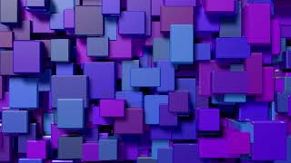 Hd Video background || Background animation || Blue Cubes Extrude And Shift